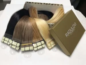 Естествена Европейска Коса на СТИКЕРИ