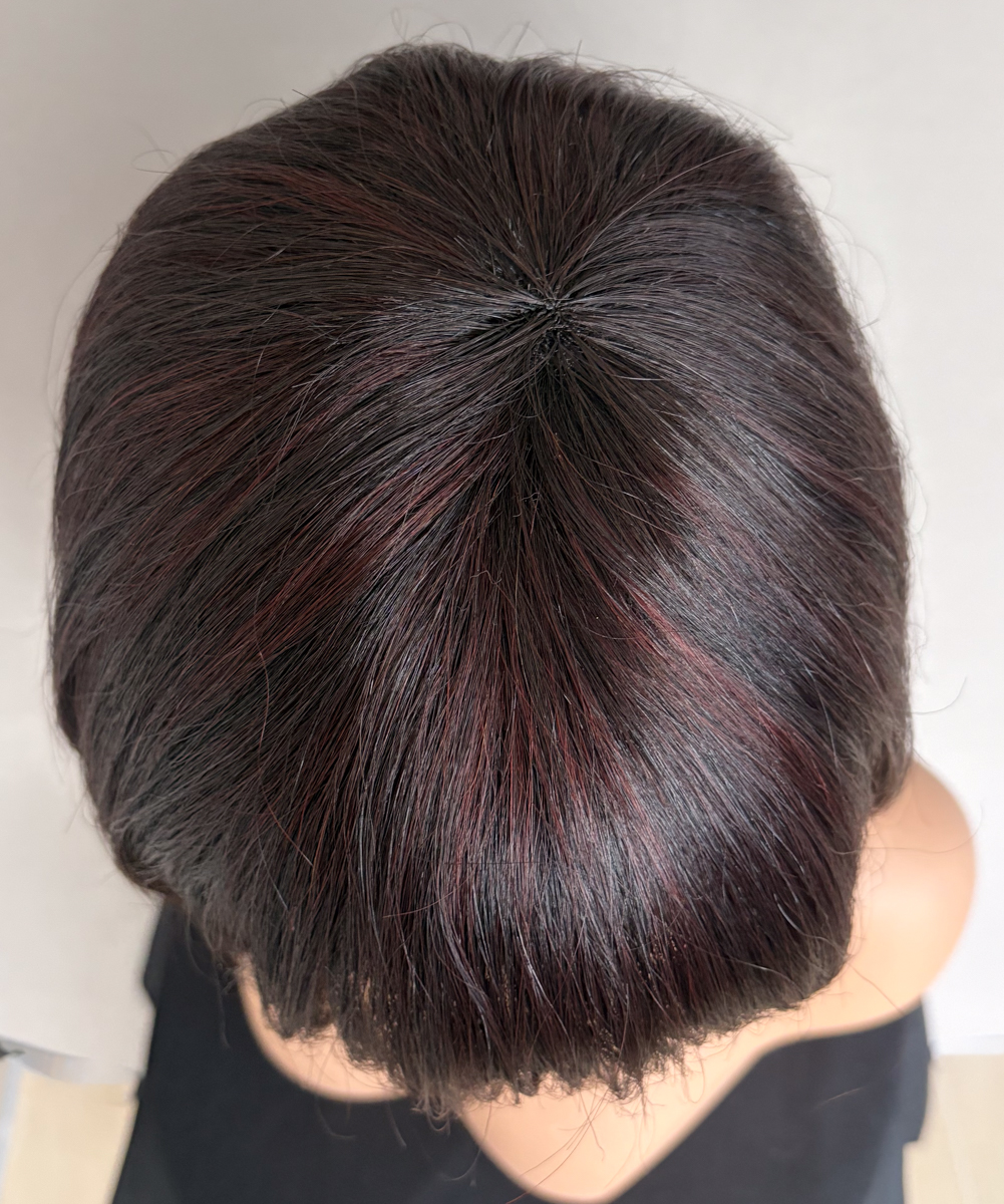 "Санта Фе"- уникална перука от 100% естествена коса- ръчна изработка - Image 6