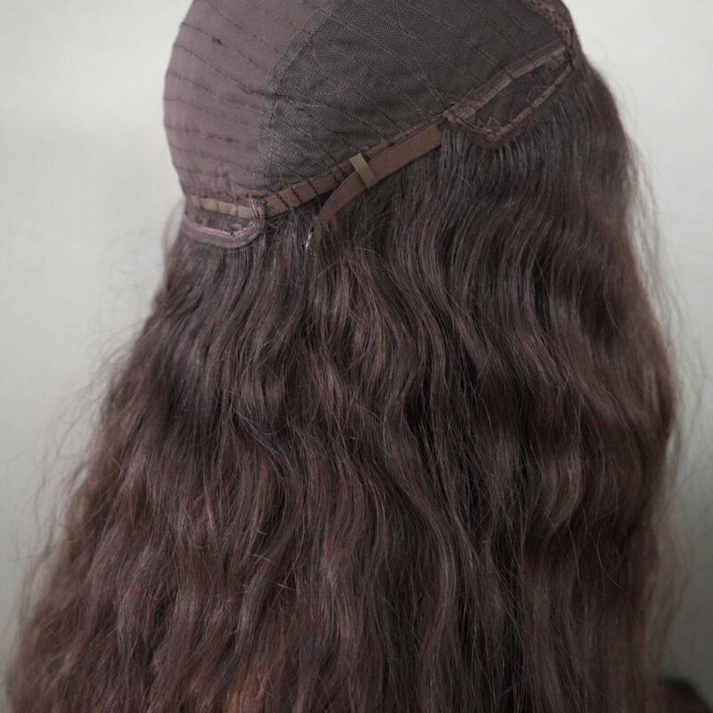 Натурална-Дишаща-Перука-Дамска-Кестенява-Сто-Процента