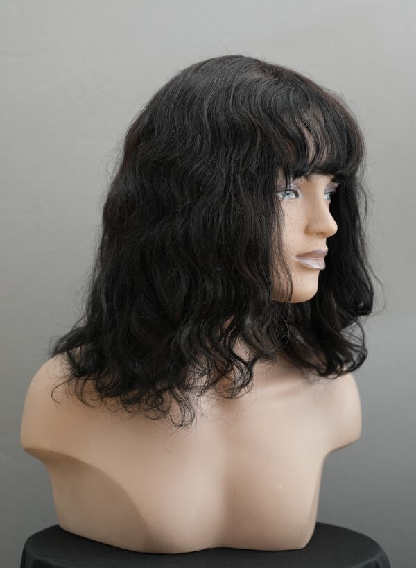 Dark Brown Wig Медицинска Европейска