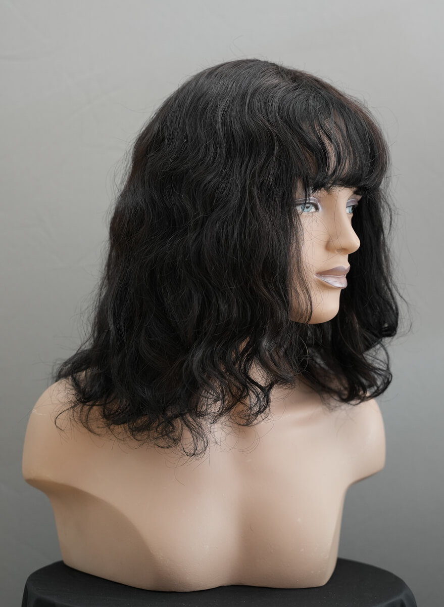 Dark-Brown-Wig-Медицинска-Европейска