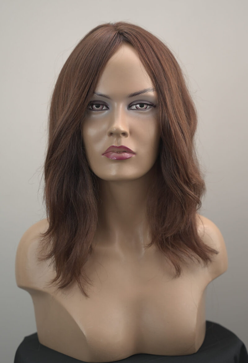 Дълга-Кестенява-Перука-Евтина