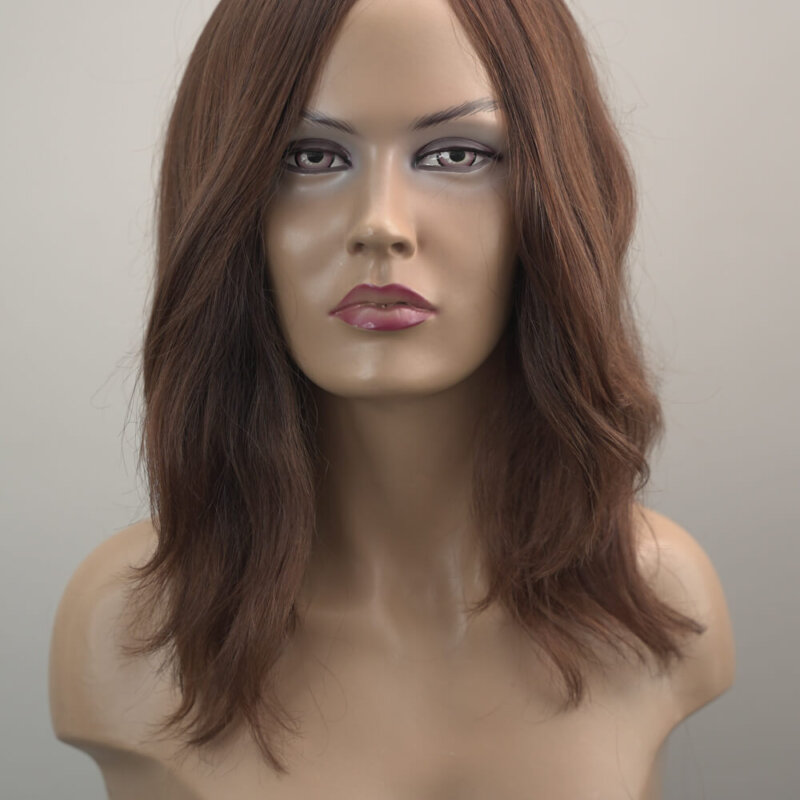 Дълга-Кестенява-Перука-Евтина