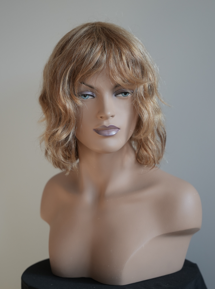 перука радулови натурална коса руса