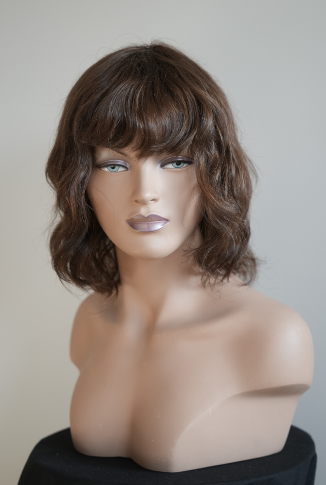 „Латина“- уникална перука от 100% естествена турска коса- ръчна изработка 1 перука-радулови-натурална-коса-светло-кестенява