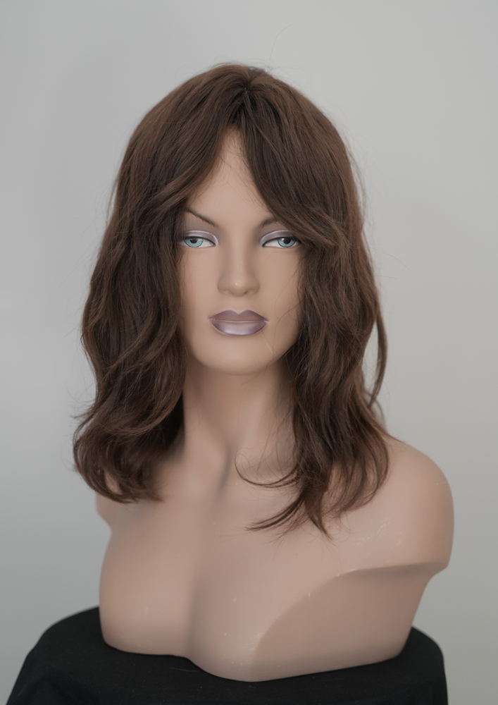 перуки радулови натурална коса светло кестенява