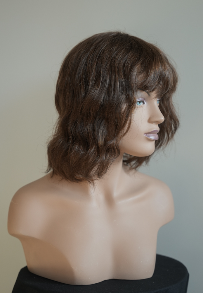 „Латина“- уникална перука от 100% естествена турска коса- ръчна изработка 4 стара загора-салон-магазин-онлайн-доставка