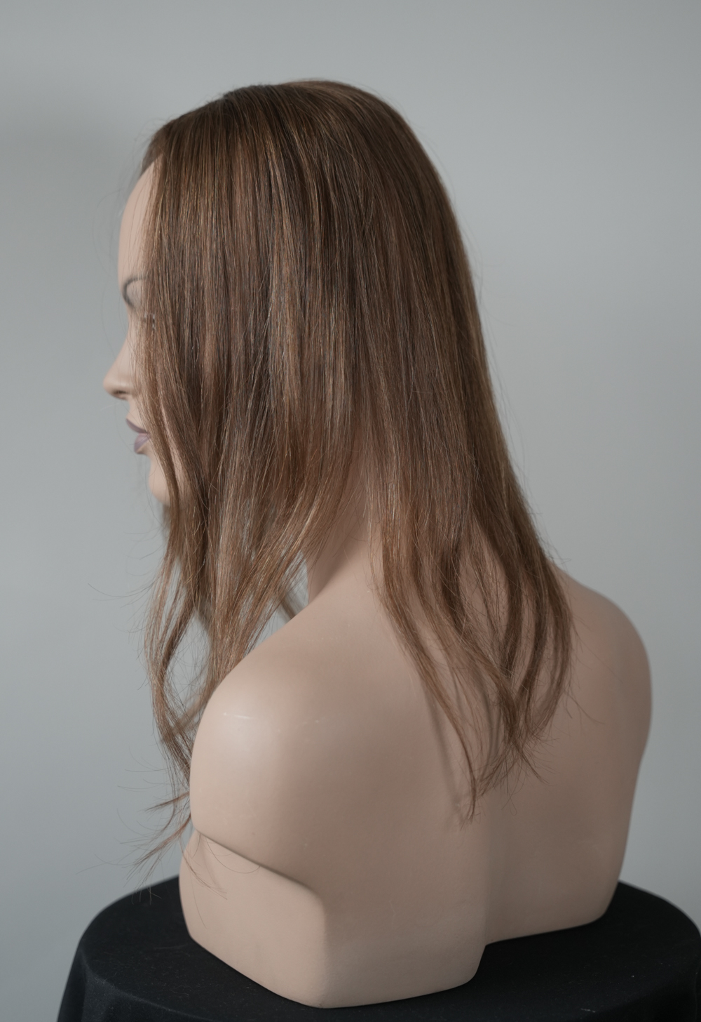 „Кети“ ТУПЕ / БРЕТОН от ЕСТЕСТВЕНА КОСА 4 тъмно руса-дълга-права-естествена-коси