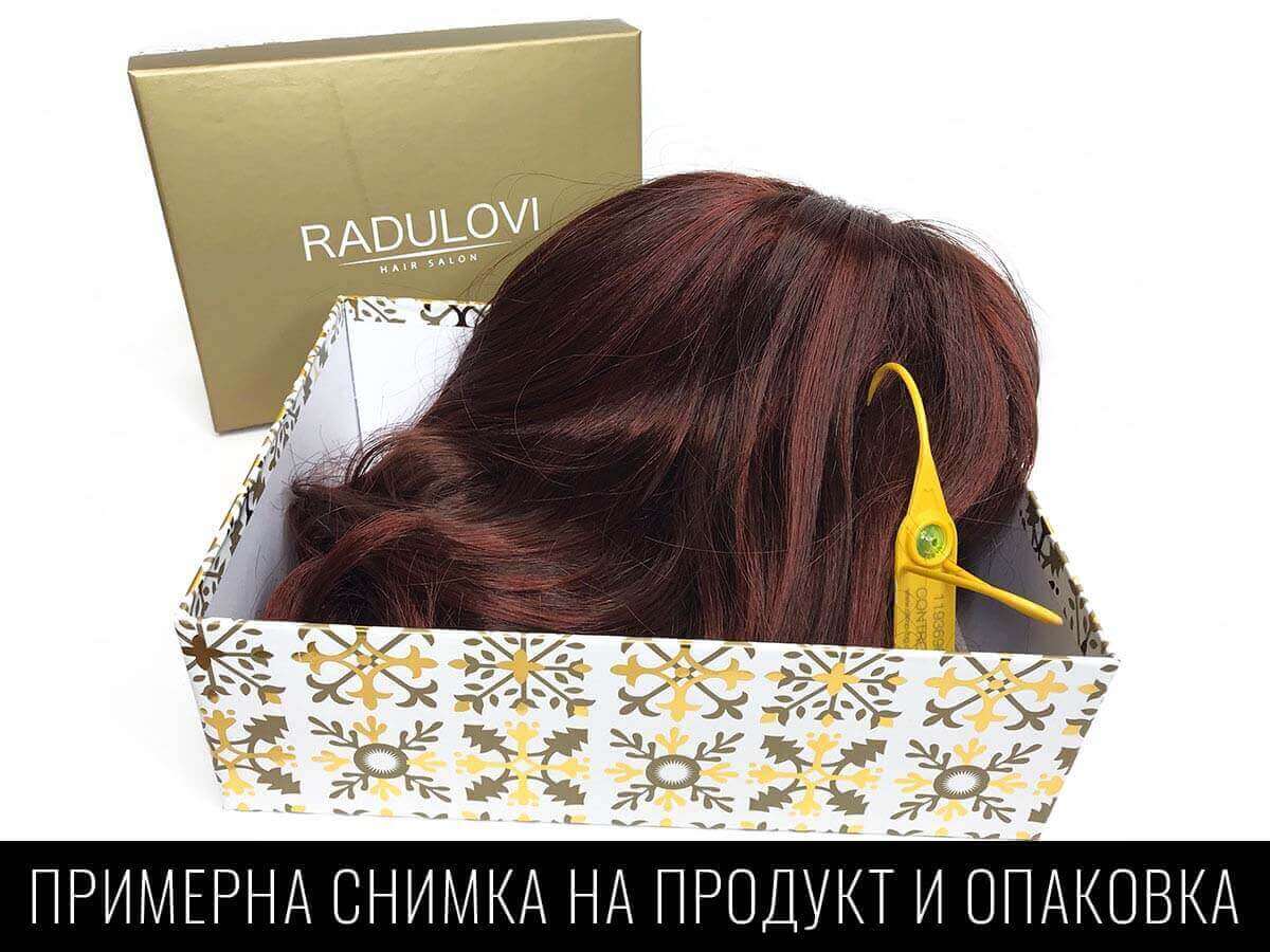 "Санта Фе"- уникална перука от 100% естествена коса- ръчна изработка - Image 7